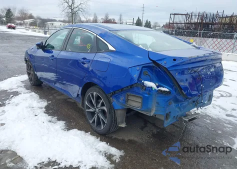2020 Honda Civic Sport z USA, uszkodzony, nr VIN 2HGFC2F84LH512341